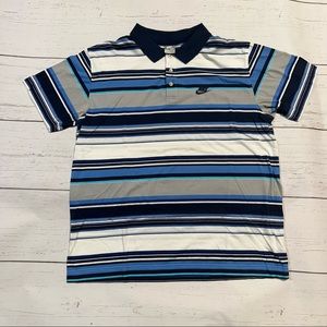 Nike Striped Polo Short Size XXL